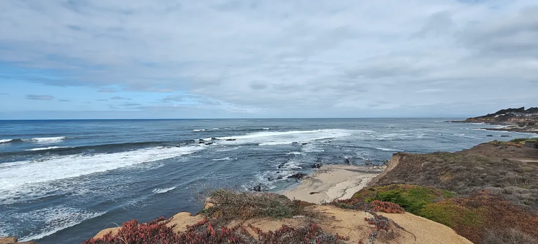 Pacific surf along the San Mateo coast