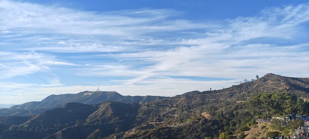 The Hollywood Sign from the Griffith Observatory trails