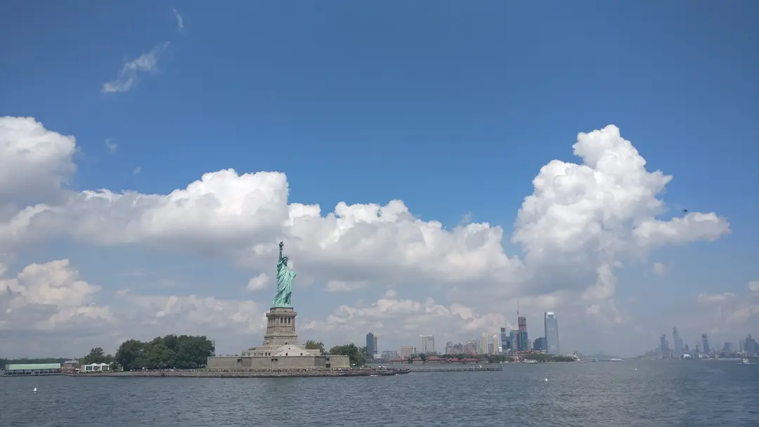 The Statue of Liberty from New York Harbor