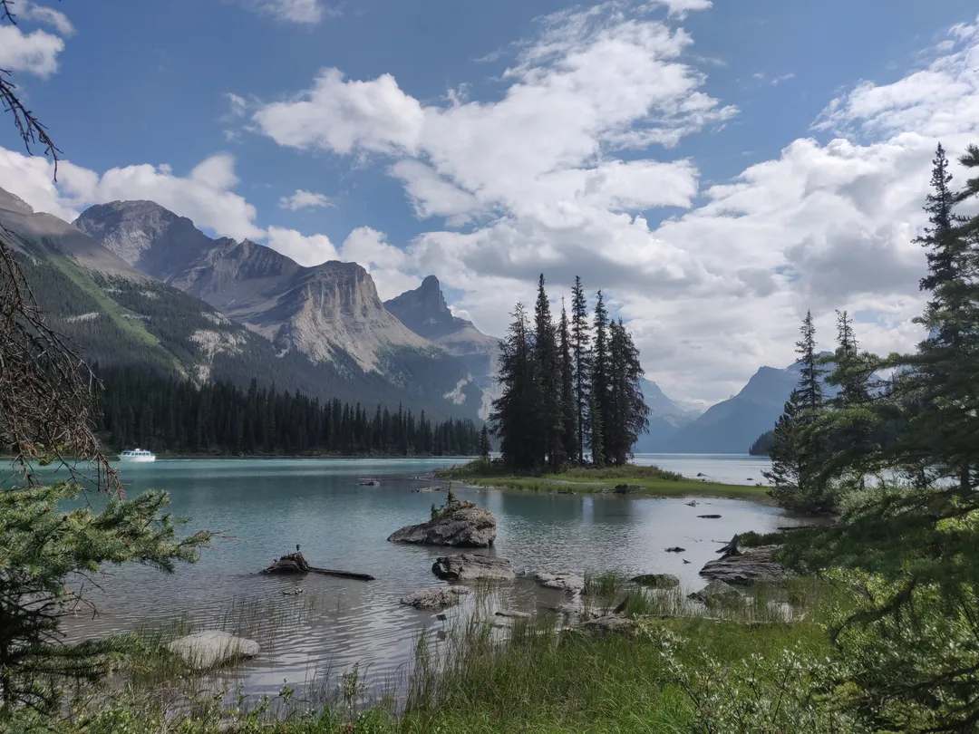 Spirit Island on Maligne Lake, Jasper