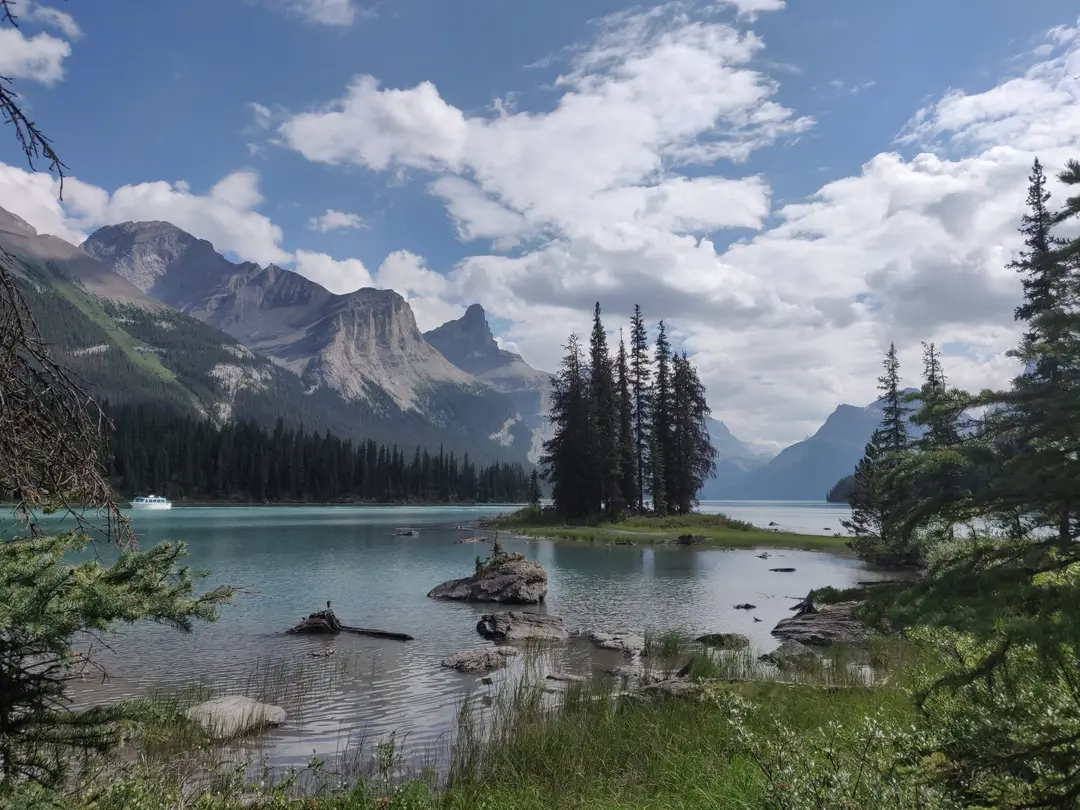Spirit Island on Maligne Lake, Jasper