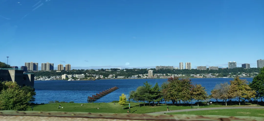 The Hudson River from Riverside Park, New York